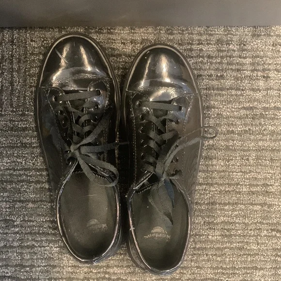 Dr Martens Spin Black Patent Sneakers - Picture 4 of 8